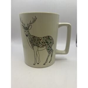 Starbucks 2017 Christmas Mosaic Deer 12oz Coffee Mug Stag Buck Elk Antler Hunter